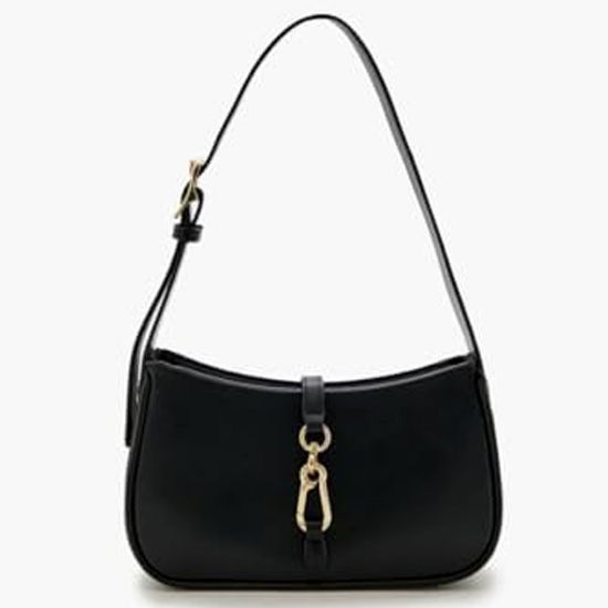 Picture of FOREVER21 Women Faux Leather Carabiner Shoulder Bag